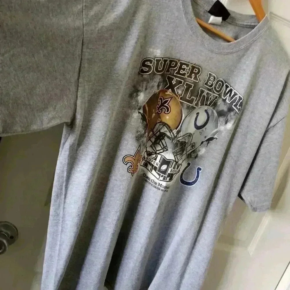 T SHIRT BOWL XLIV SAINTS VS COLTS 02 07 10 - Picture 4 of 6